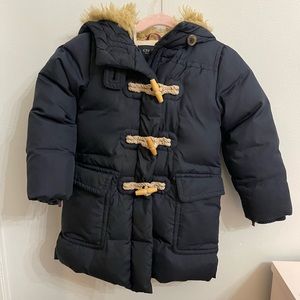 Crewcuts Navy Puffer Coat Size 4/5